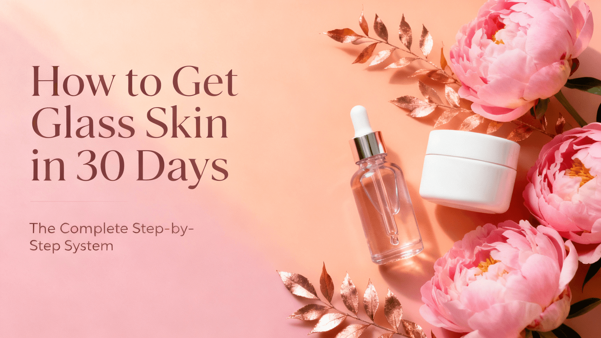How to Get Glass Skin in 30 Days (The Complete Step-by-Step System)